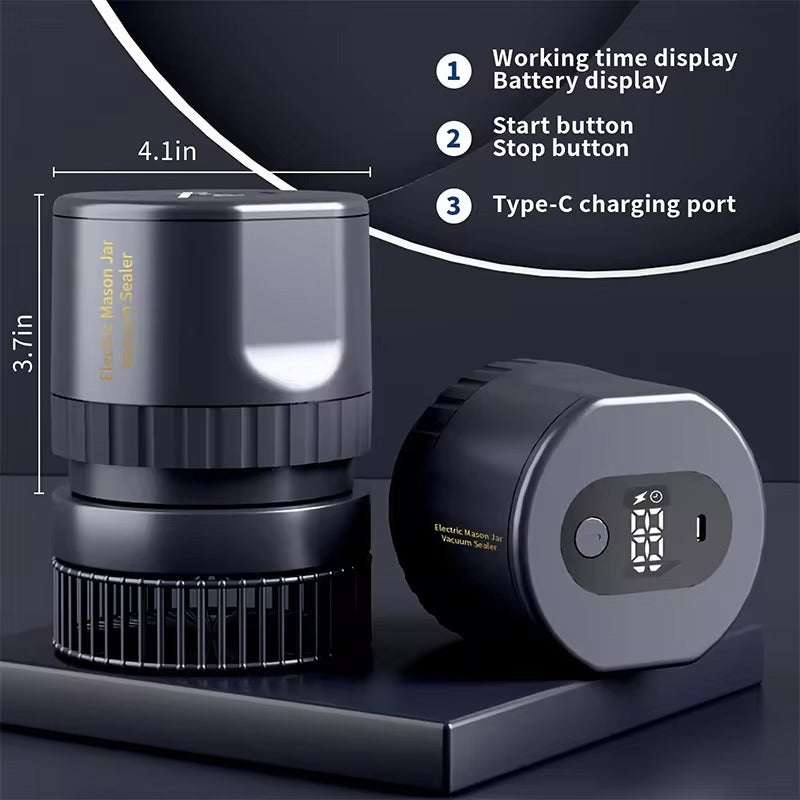Electric Mason Jar Vacuum Sealer