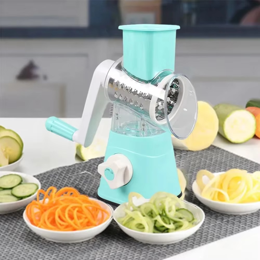 Kitchen Vegetable Slicer, Rotary Cheese Grater