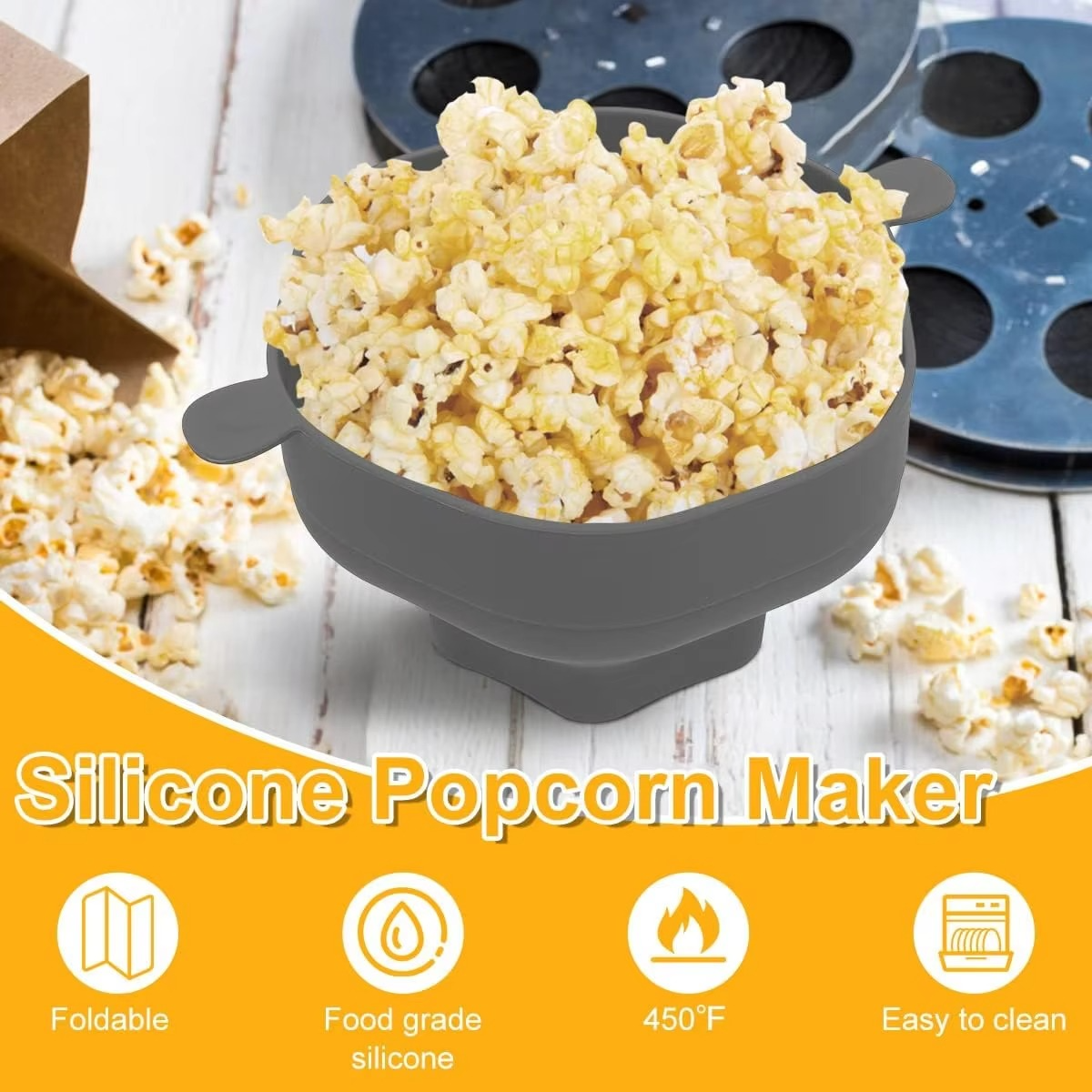 Silicone Popcorn Maker