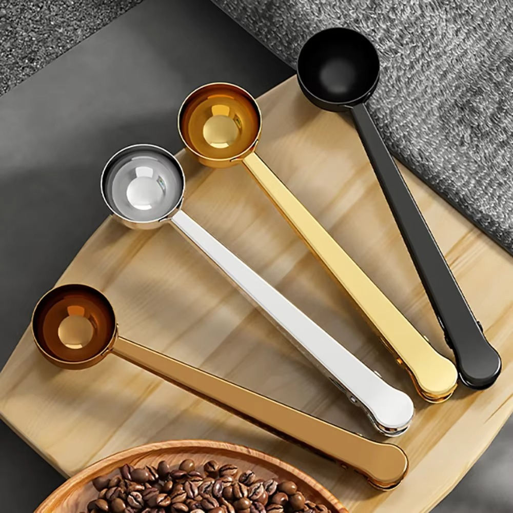 2-in-1 Coffee Scoop Clip