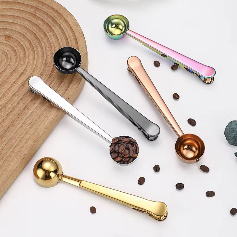 2-in-1 Coffee Scoop Clip