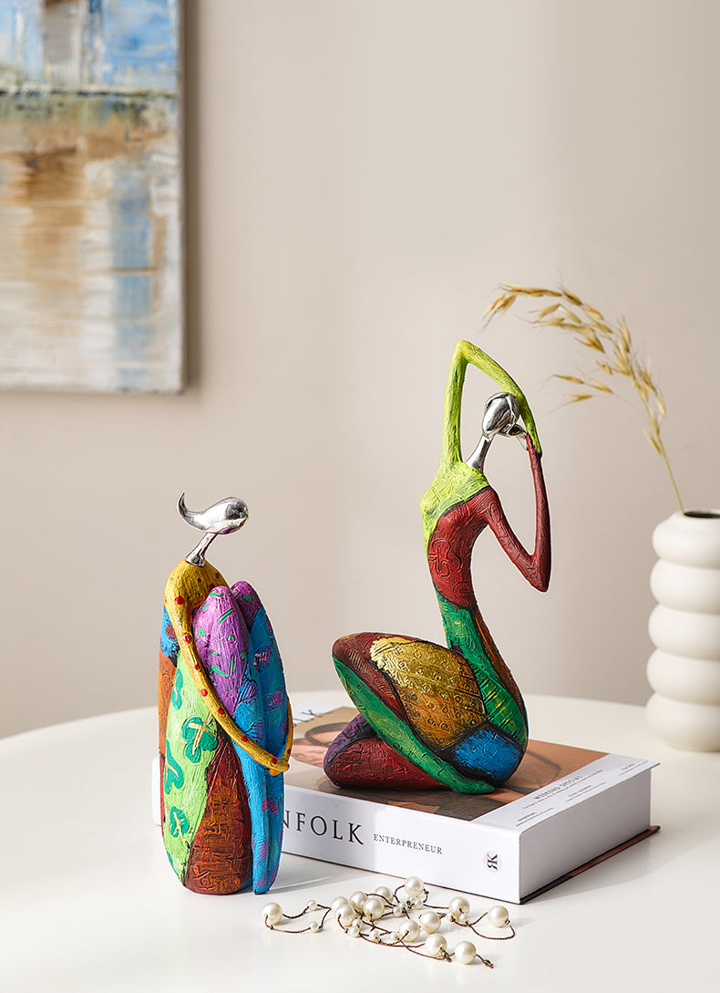 Abstract Colorful Woman