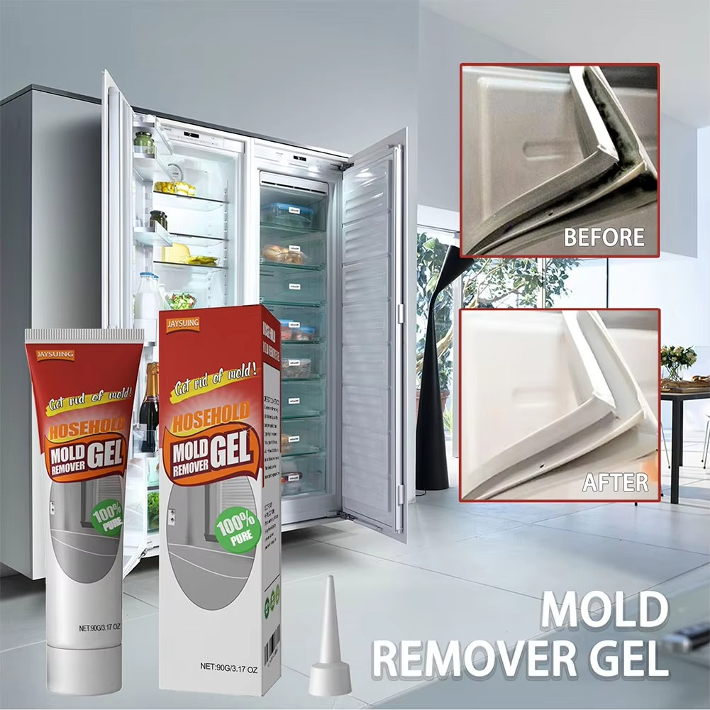 Household Mold Remover Anti-Mildew Gel Cleaner for Washing Machine Refrigerator Sink Sealant Wall Bathroom Floor Tiles