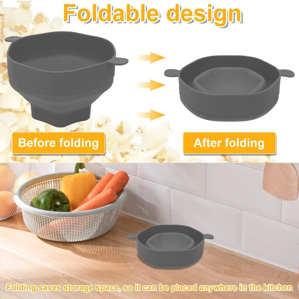 Silicone Popcorn Maker