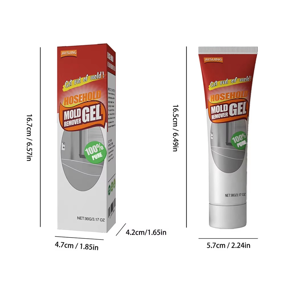 Household Mold Remover Anti-Mildew Gel Cleaner for Washing Machine Refrigerator Sink Sealant Wall Bathroom Floor Tiles