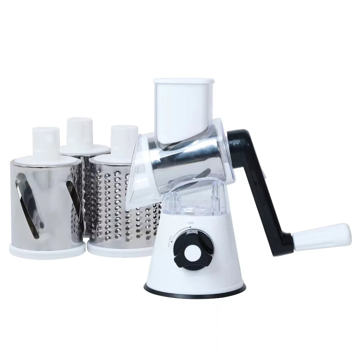 Kitchen Vegetable Slicer, Rotary Cheese Grater