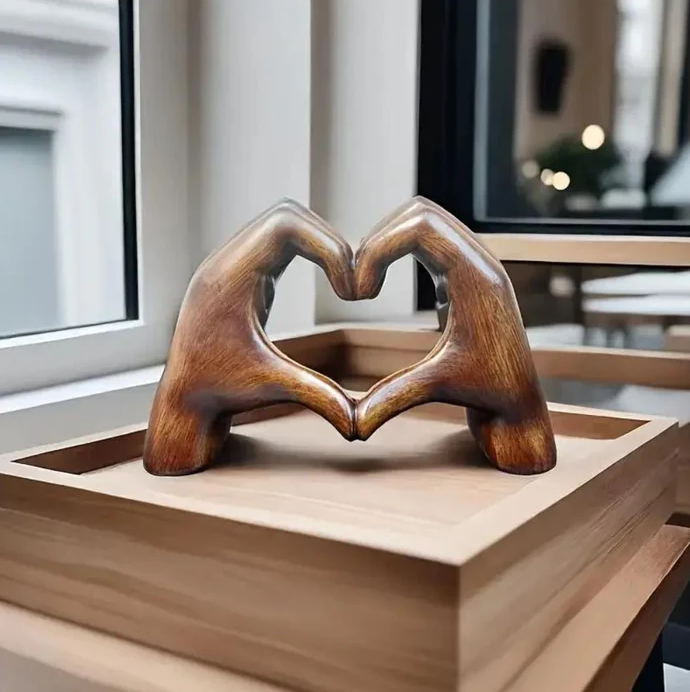 Heart Gesture Statue