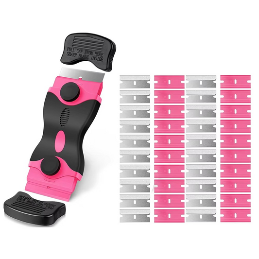 2-in-1 Pink Scraper Tool