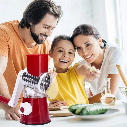 Kitchen Vegetable Slicer, Rotary Cheese Grater